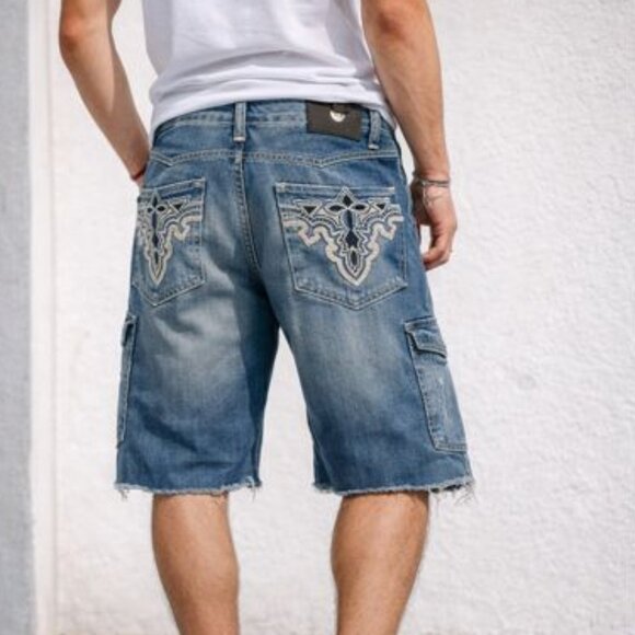 Antik Denim Other - Antik Cotton Denim Blue Jean Shorts 38 like new